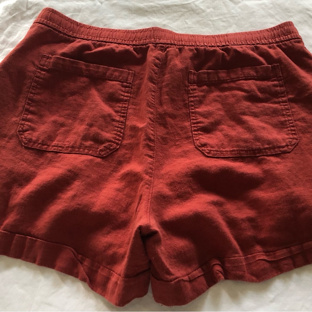 Old Navy Rust Elastic Waist Shorts LG - Picture 5 of 5